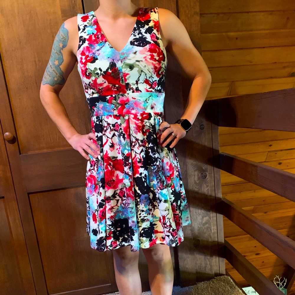 Floral Stretchy Dress